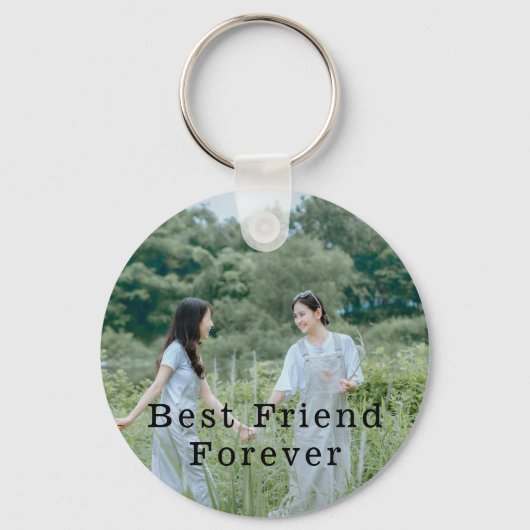 最高のFriends Forever Keychainカスタム - BFF Gift キーホルダー (正面)
