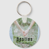 最高のFriends Forever Keychainカスタム - BFF Gift キーホルダー (裏面)