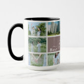 最高のFriends Forever Photo Collageカスタム 10-photo マグカップ (左)