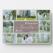 最高のFriends Forever Photo Collageプラーク フォトプラーク (正面)