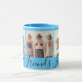 最高のFriends Forever Photo Collage マグカップ (中央)