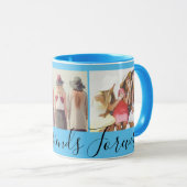 最高のFriends Forever Photo Collage マグカップ (正面右)