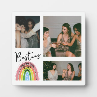 最高のFriends Forever Rainbowフォトコラージュ フォトプラーク