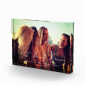 最高のFriends Forever Scriptミニマル写真ブロック フォトブロック (右)