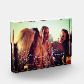 最高のFriends Forever Scriptミニマル写真ブロック フォトブロック (左)