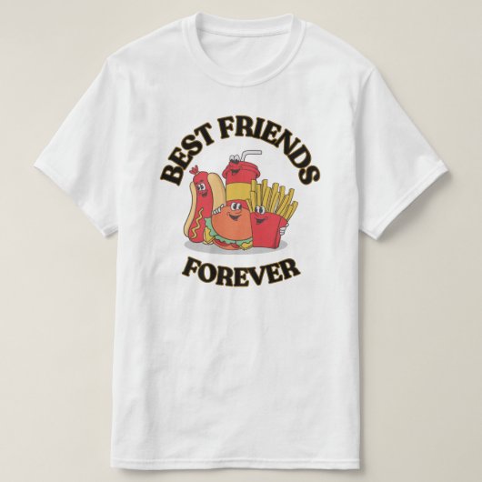 最高のFriends Forever Tシャツ (デザイン正面)