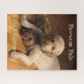 最高のFriends Forever: The Goldendoodle Duo ジグソーパズル (横)