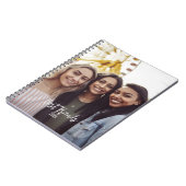 最高のFriends Photo BFF Bestiesのカスタム写真Pic ノートブック (左側)