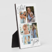 最高のFriends Photo CollageタイポグラフィKeepsake フォトプラーク (側面)