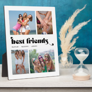 最高のFriends Photo Collageレトロ フォトプラーク
