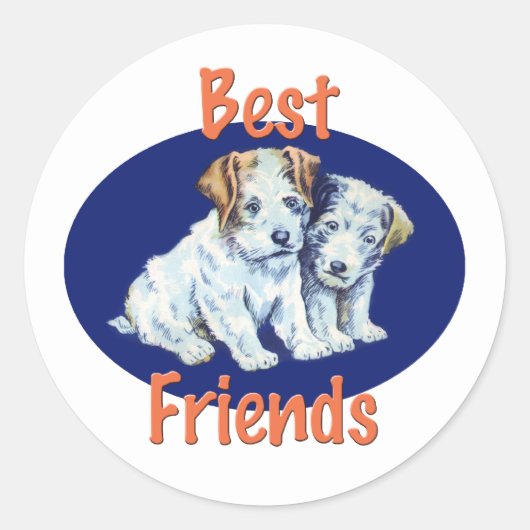 最高のFriends Round Sticker ラウンドシール (正面)