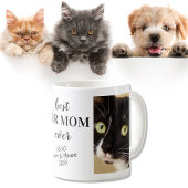 最高のFur Mom Ever写真パーソナライズされた コーヒーマグカップ