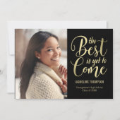 最高のFuture Editable Color Gradation Photo 招待状 (正面)