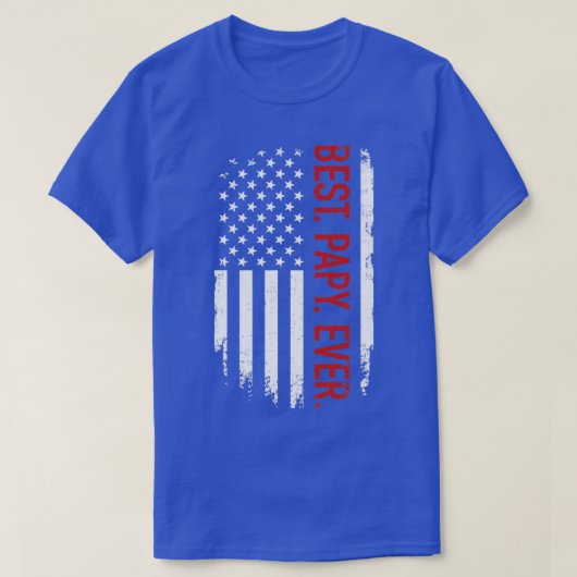 最高のgのアメリカ国旗ヴィンテージを持った時の教皇 tシャツ (デザイン正面)