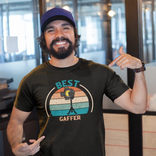 最高のGaffer -レトロ映画クルー Tシャツ