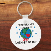 最高のGigiは私の キーホルダー (正面)