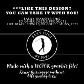 最高のGraman Gigi Golf Monogram Sports Pro Black ゴルフタオル