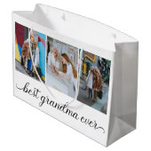 最高のGramona Ever 3 Photo Collage ラージペーパーバッグ (裏面アングル)