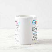 最高のGramona Ever Search Engineの結果メッセージ コーヒーマグカップ (中央)