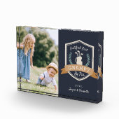 最高のGrampy |ゴルフのおじいちゃん フォトブロック (右)