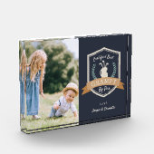 最高のGrampy |ゴルフのおじいちゃん フォトブロック (左)