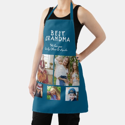 最高のGranda 5 Photo Collage Keepsake エプロン (インサイチュ)