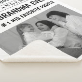 最高のGranda Everのパーソナライズされた写真 シェルパブランケット (3/4)