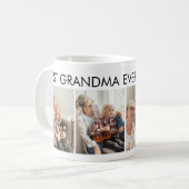 最高のGranda Everカスタムパーソナライズされた Family Photo コーヒーマグカップ (正面左)