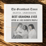 最高のGranda Everカスタム新聞ヘッドライン写真 ウッドボックスサイン<br><div class="desc">この心温まる木箱の看板を一面の新聞のように飾って、おばあちゃんの日を作ろう！「The Grandhood Times - 最高の Granda Everはっきりした - Voked #1 by His お気に入りの People」という見出しを特集したデザインでは、彼女の名前の宇宙と物語を生き生きとさせる写真お気に入りのが含まれている。母の日、誕生日、祖父母の日の記念として完璧なこの素朴なスタイルの看板は、どの部屋、特にキッチン、リビングルーム、ホームオフィスのための意味のある装飾を作る。</div>