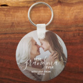 最高のGranda Everパーソナライズされた Photo キーホルダー (正面)