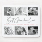 最高のGranda Everモダン Script 6 Photo Collage マウスパッド (正面)