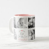 最高のGranda Everモダン Script 8 Photo Collage ツートーンマグカップ (正面左)