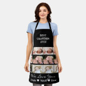 最高のGranda Ever写真カスタム孫の名前 エプロン (着用した状態)
