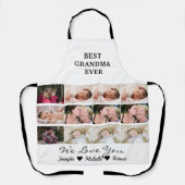 最高のGranda Ever写真カスタム孫の名前 エプロン (正面)