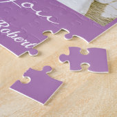 最高のGranda Ever写真カスタム孫の名前 ジグソーパズル (側面)