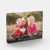 最高のGranda Ever金ゴールドグリッタースクリプト名前をカスタムする フォトブロック (左)