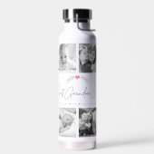 最高のGranda Ever モダンScript 10フォトコラージュ ウォーターボトル (左面)