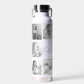 最高のGranda Ever モダンScript 10フォトコラージュ ウォーターボトル (正面)