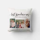 最高のGranda Ever – 孫フォトコラージュ クッション (正面)