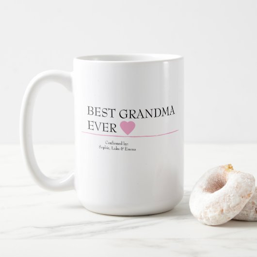 最高のGranda Ever Mag – グランドキッズにより確認 コーヒーマグカップ (ドーナツ)