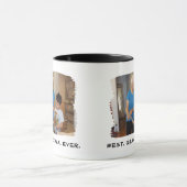 最高のGranda Ever Nana Grandparentの写真カスタム マグカップ (中央)