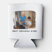 最高のGranda Ever Nana Grandparentの写真カスタム 缶クーラー (正面)