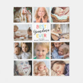 最高のGranda Ever Photo Collage フリースブランケット (正面)