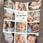 最高のGranda Ever Photo Collage フリースブランケット