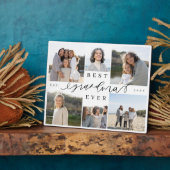 最高のGranda Ever Script Photo Collage Keepsake フォトプラーク (側面)