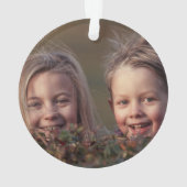 最高のGranda Ever Script Photo on Back Keepsake オーナメント (裏面)