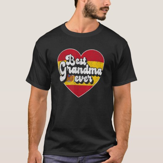 最高のGranda Ever Spain国旗スペインのGranda Tシャツ (正面)