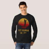 最高のGrandad By Par Father S Dayゴルフゴルフ Tシャツ (正面フル)