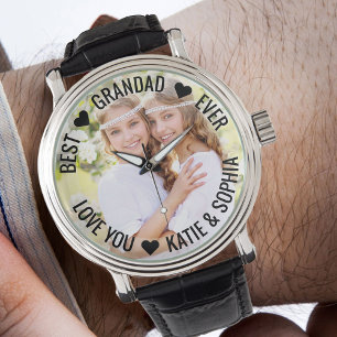 最高のGrandad Everパーソナライズされた Photo Watch 腕時計
