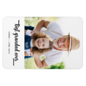 最高のGrandad Ever写真 マグネット (横)